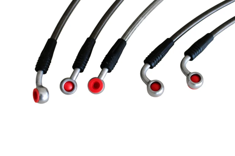 High-Performance Stainless Steel Braided PTFE Brake Lines | Fluorine-Coated Exterior