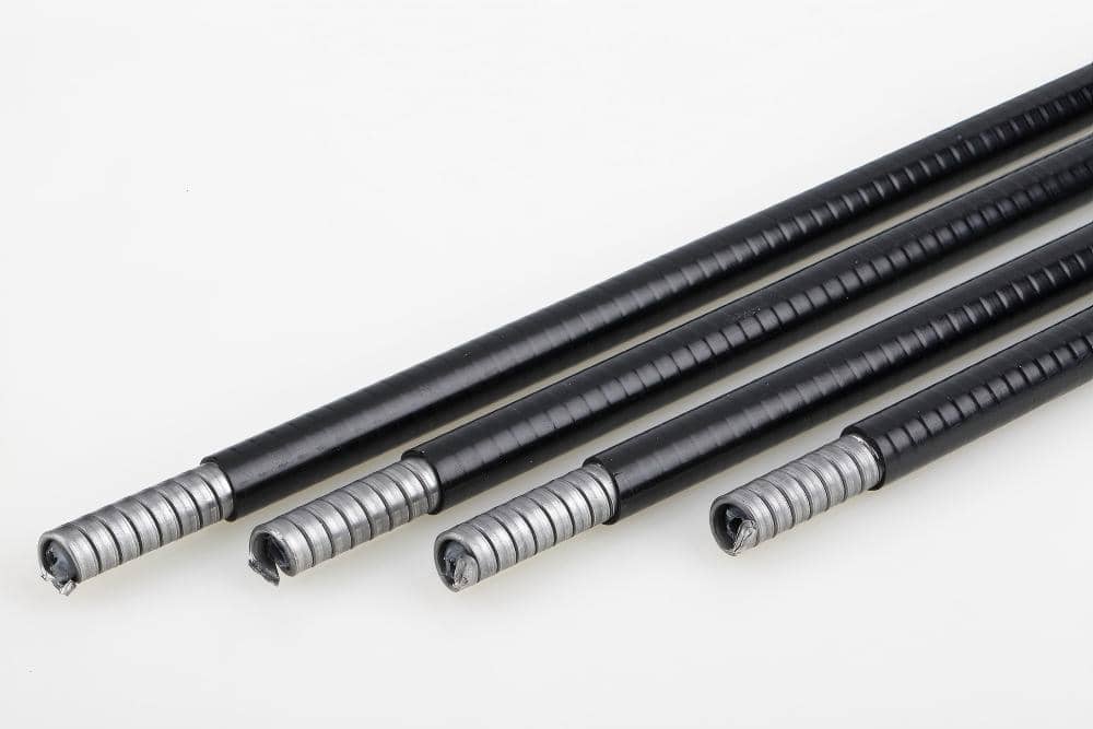 Spring cable outer casing
