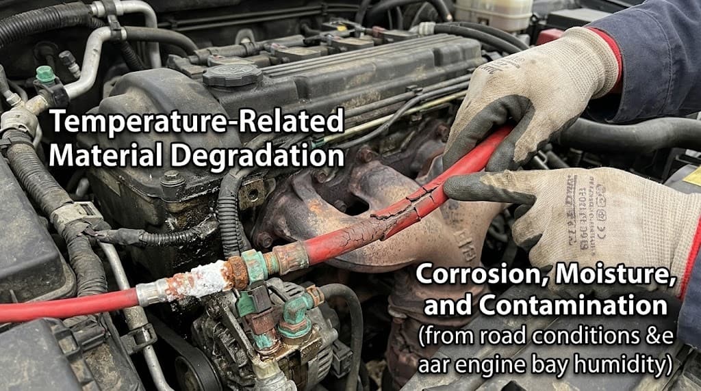 Push-Pull Cable Conduit Failure Analysis - emperature-Related Material Degradation